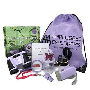 Purple 9 Piece Outdoor Explorer Kit EXCLUSIVELY by Unplugged Explorers
